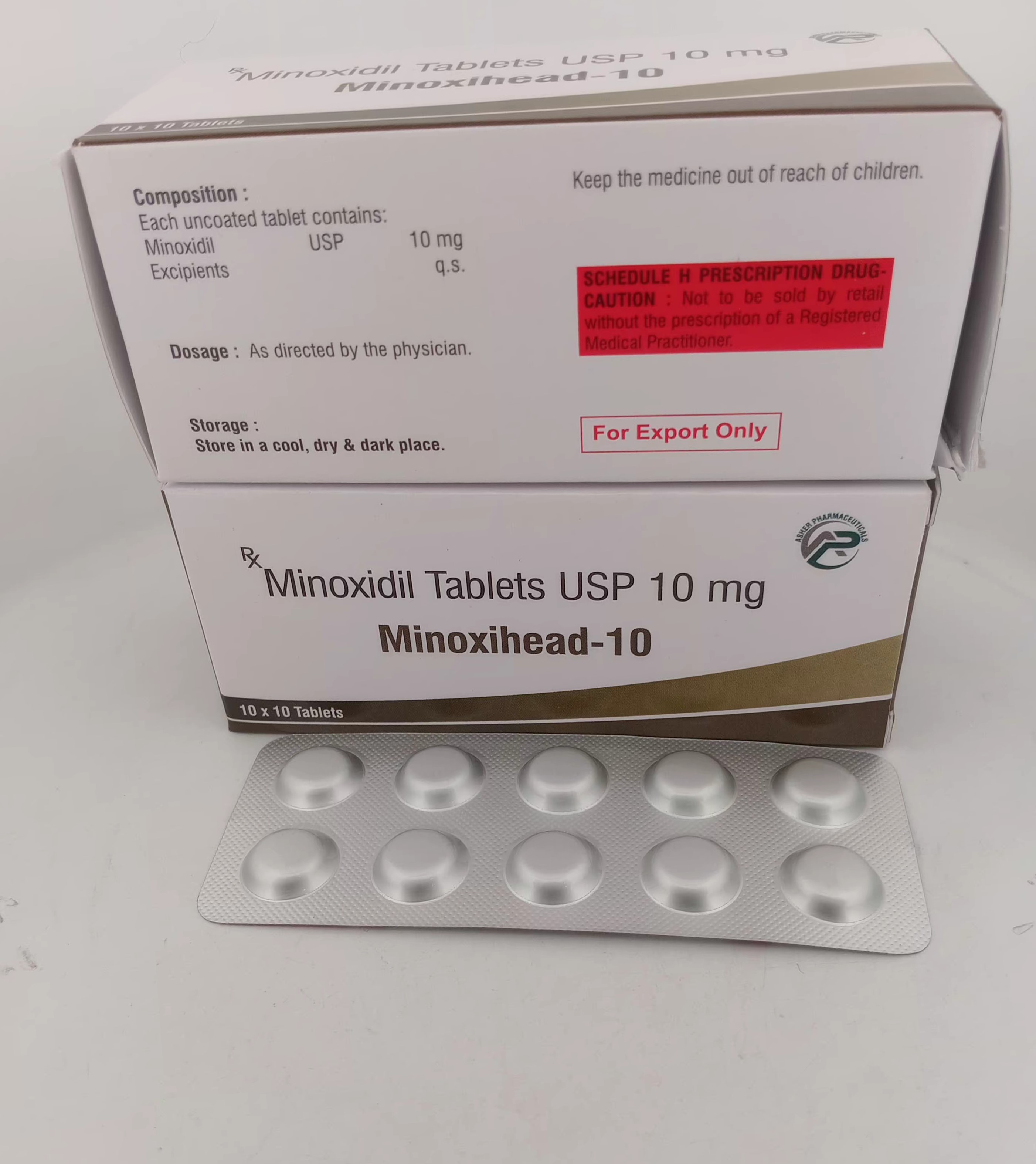 MINOXIHEAD - 10 MG TABLET