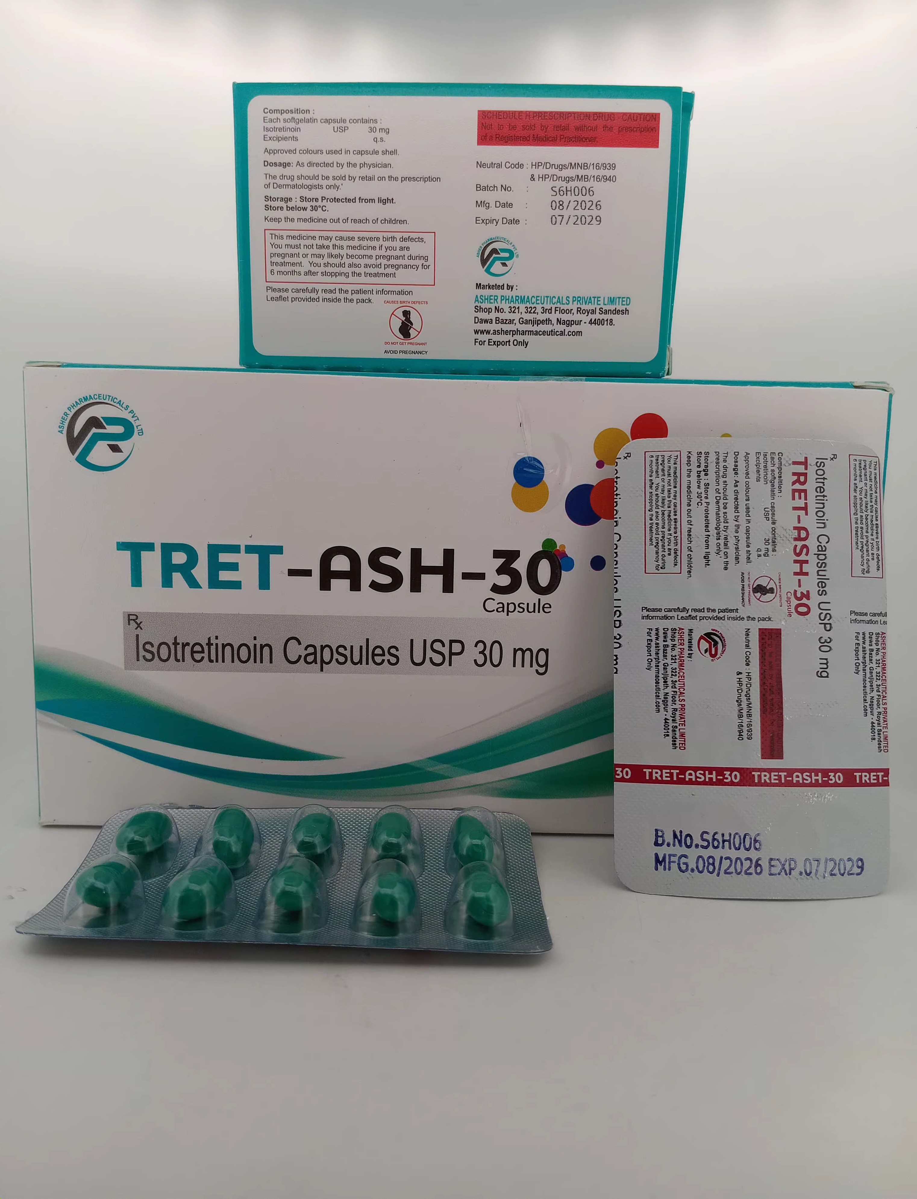 TRET-ASH-30 CAPSULES.