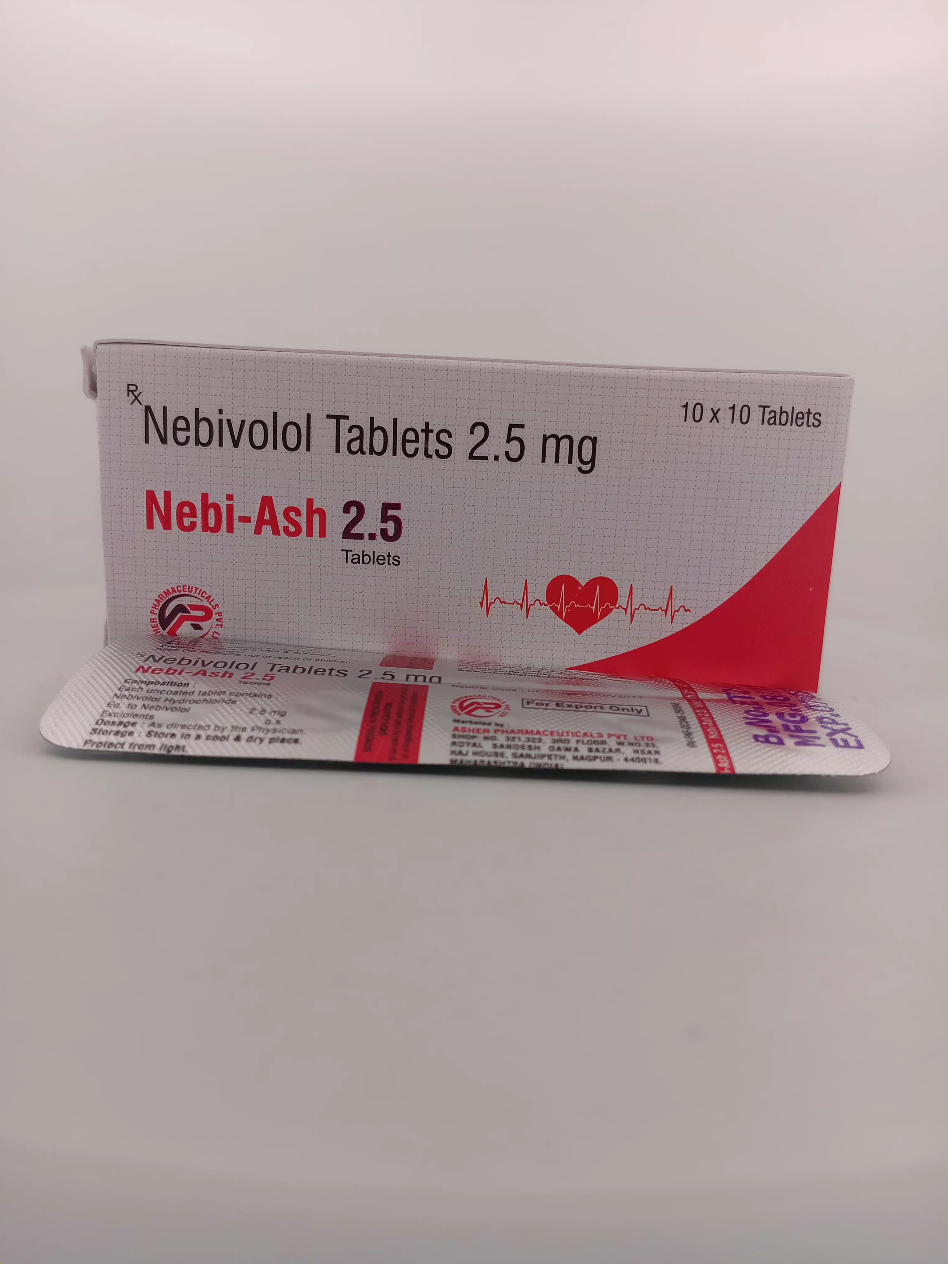 NEBI-ASH 2.5MG TABLET.