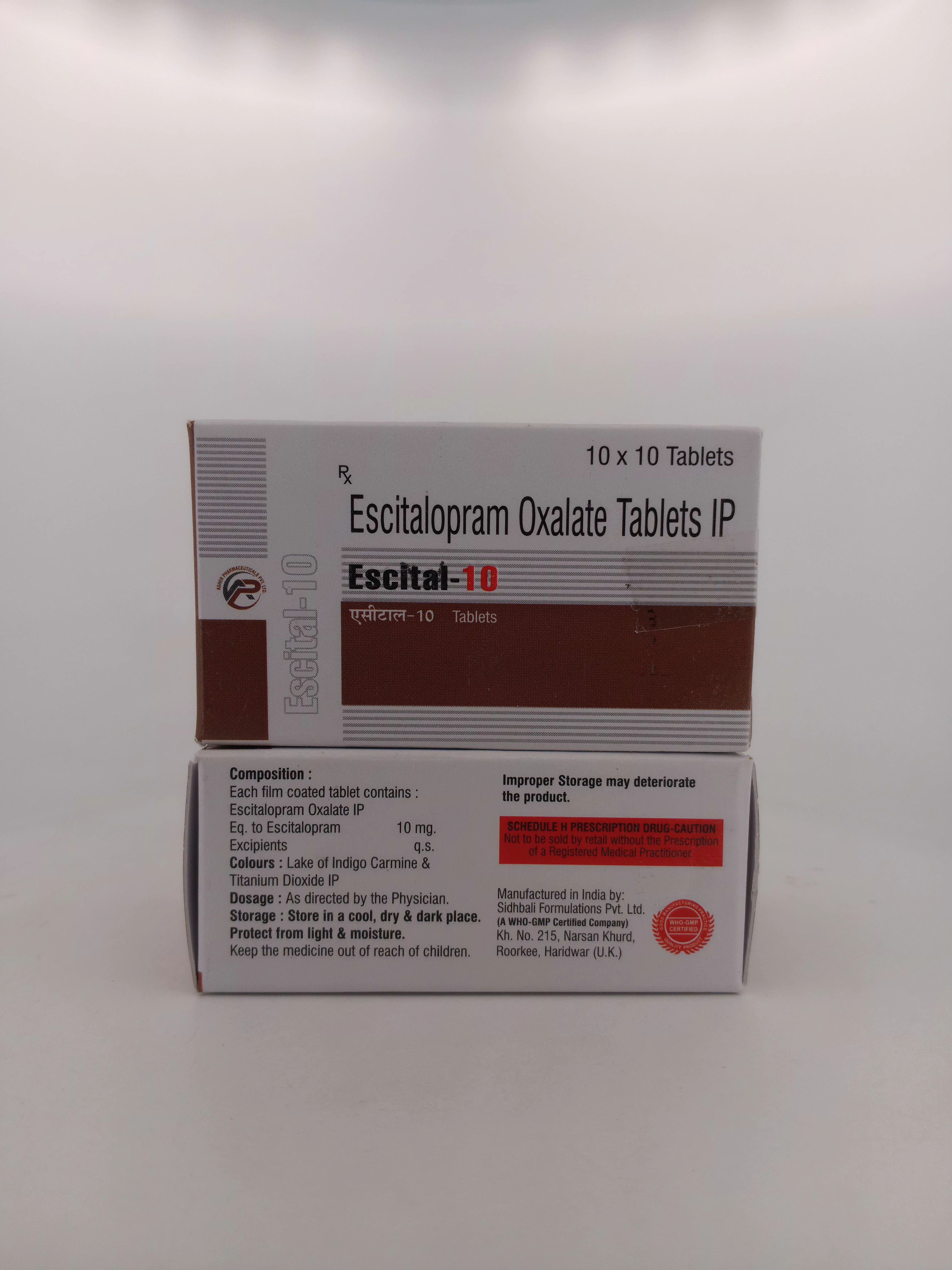 ESCITAL 10 MG TABLET