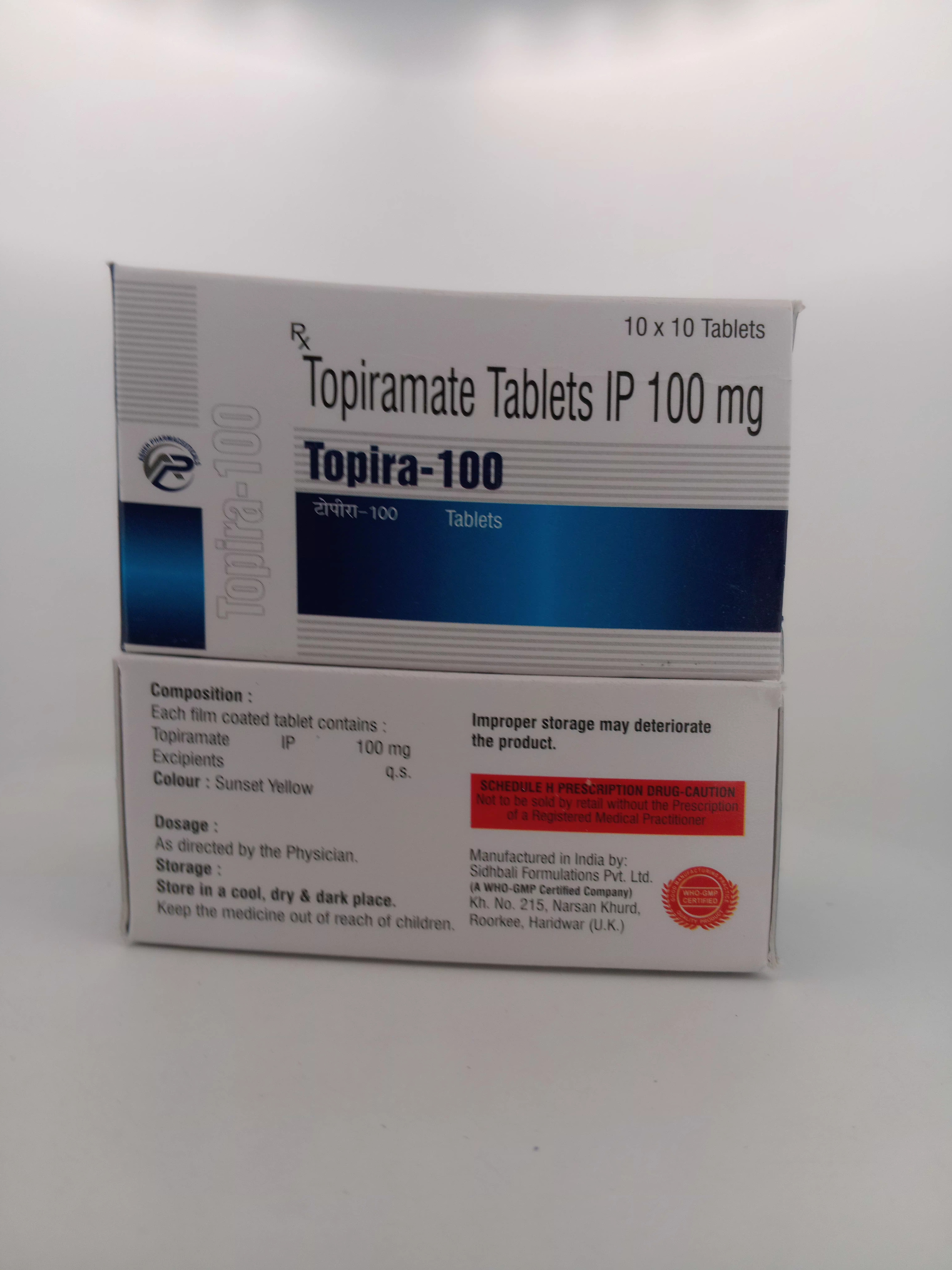 TOPIRA 100 MG TABLET