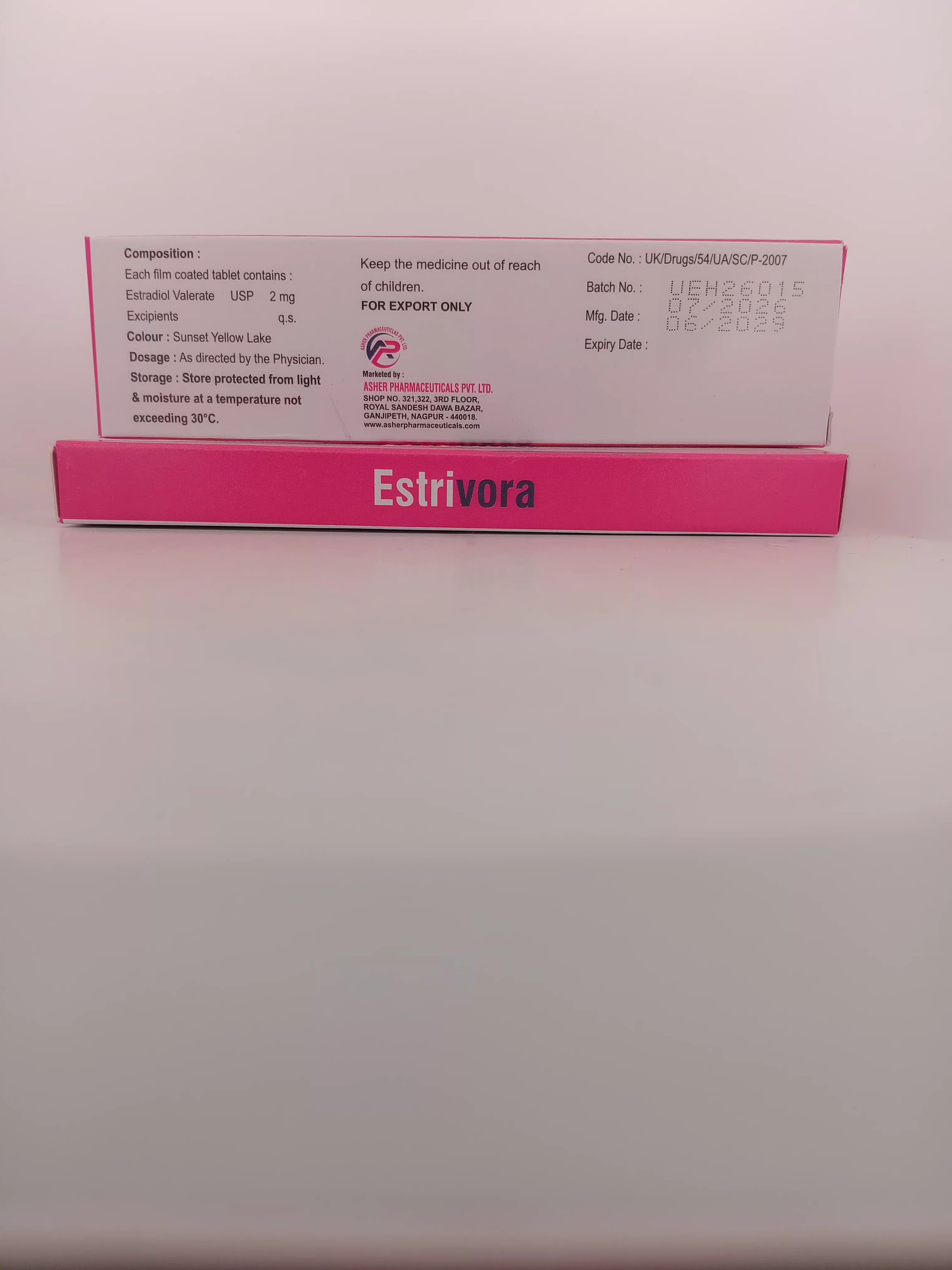 ESTRIVORA 2 MG TABLET