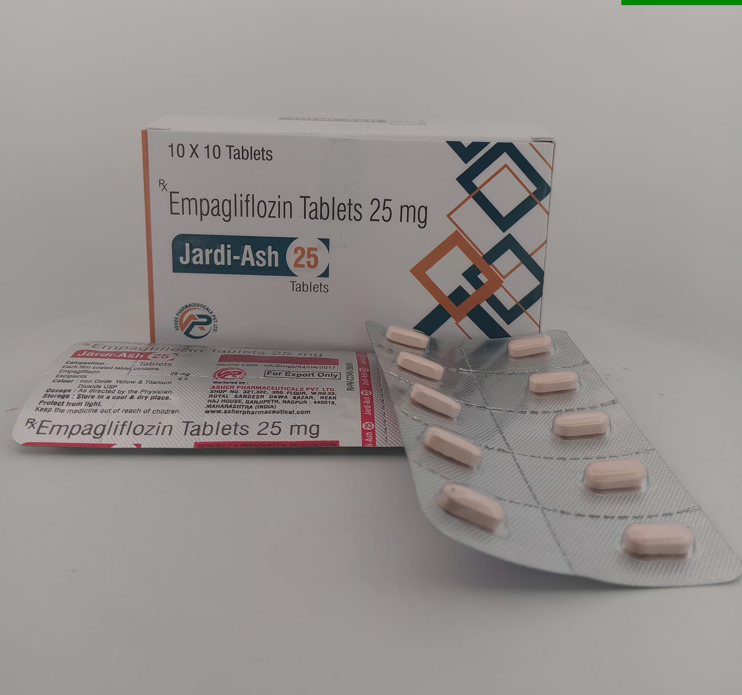 JARDI-ASH 25 MG TABLET.