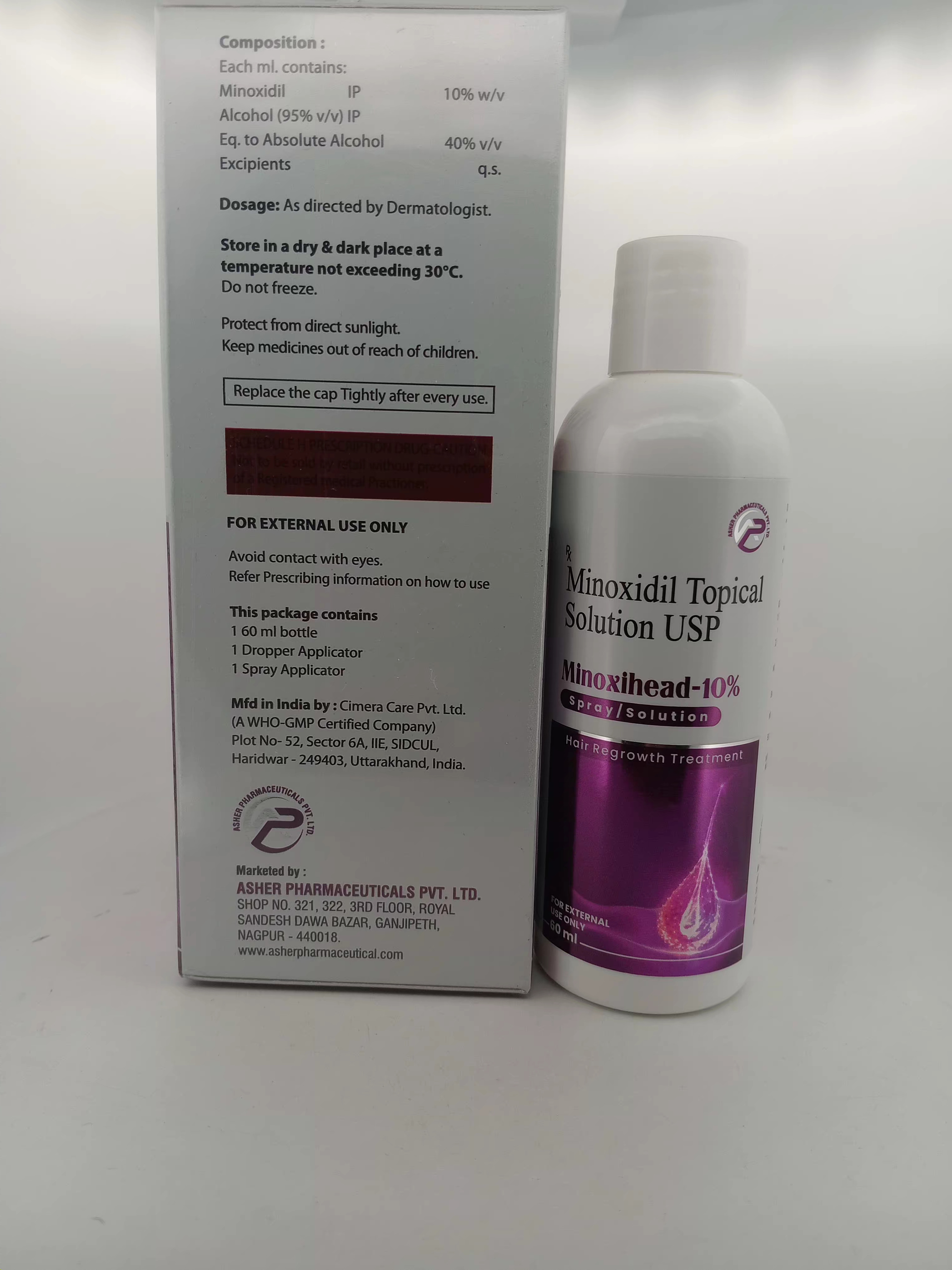 MINOXIHEAD 10% SPRAY/SOLUTION
